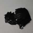 L'VOW Gothic Women Poncho Collar Natural Feather Short Cape Lace Epaulet Shoulder Shrug Wings Halloween Costume