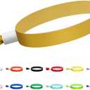 Green-Power America 100 Pcs Cloth Event Wristbands, Event Wristbands, Colored Wrist Bands for Events, for Lightweight Concert Wrist Strap for Activities, Party Bracelets for Events (Color : Gold)