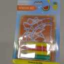 Creativity for Kids Window Art Fun Fruits - Paint and Decorate 2 Suncatchers, Create Your Own Window Art for Kids 2 Pack