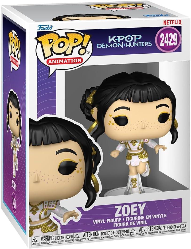 Funko POP! Animation: Netflix Netflix Kpop Demon Hunters - Zoey | Official Merch - Collectable Vinyl Figurine for Shelf Display - Birthday Gift Idea for Fans and Collectors