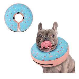 Supet Inflatable Dog Cone Collar for Large Medium Small Dogs, Soft Cone Collar for Dogs Cats, ECollar Doggie Neck Donut Dog Cone Alternative After Surgery