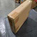 Bambition Bamboo Food Container Lids Organizer for Cabinet and Pantry, Wood Lids Holder with 5 Adjustable Dividers