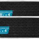 GE JX81H, WB02X10956, WB02X11544, WB2X10956 Microwave Recirculating Charcoal Filter Compatible with GE (2-Pack)