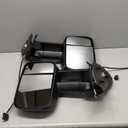 OCPTY Towing Mirror, Power Towing Mirror For 1997-2003 For Ford For F150 1997-1999 For Ford For F250 2004 For Ford For F150 Heritage With Black Housing