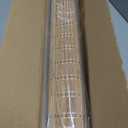 LazBlinds No Tools No Drill Cordless Bamboo Roman Shades, Light Filtering Window Treatment, Roll Up Bamboo Blinds for Window 30'' W x 64'' H, Brown