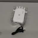 WiFi Extender Signal Booster for Home with 6 Antennas, Stable & Powerful up to 10000 Sq.ft for 88+ Devices, Internet Booster, WiFi Repeater & Wireless Access Point (Matte White)