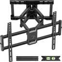 75 85 inch Full Motion TV Wall Mount for 40-86'' TV Mount, Heavy Duty Adjustable articulating Bracket Tilt Swivel Extension Level, VESA 600x400mm, 16" Studs, 132 lbs for 65 70 75+ TVs