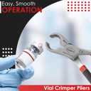 Vial Decapper and Crimper Pliers Set- Perfect for Decapping and Sealing 11mm and 20mm Vials and Bottles (13mm/20mm Decapper, 20mm Crimper)