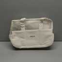 Dog Purse Carrier for Small Dogs Rabbit cat with Large Pockets, Cotton Bag, Dog Carrier Soft Sided, Collapsible Travel Puppy Carrier (Beige Breathable, 13.6" L x 6.5" W x 10.0" H)