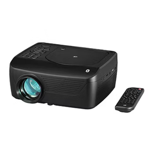 GPX - Mini Projector with Bluetooth & DVD Player - Black GPX - Mini Projector with Bluetooth & DVD Player - Black