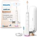 Philips Sonicare DiamondClean Smart 9300 Electric Toothbrush, Sonic Toothbrush with App, Pressure Sensor, Brush Head Detection, 4 Brushing Modes and 3 Intensity Levels, Rosegold, Model HX9903/65 (1 Count (Pack of 1), New Rose Gold)
