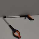 Grabber Reacher Tool, 32" Grabbers for Elderly, Lightweight Extra Long Handy Claw Grabber, Mobility Aid Reaching Assist Tool for Pick Up, Nabber, Litter Picker, Arm Extension (Orange1)