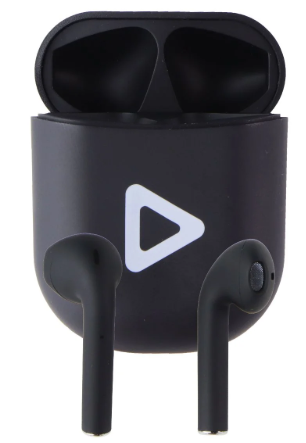 Acoustix AudioBuds+ True Wireless Earbuds with Charging Case - Black