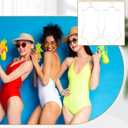 Qunclay 10 Pack Bikini Hanger Set Body Shape Lingerie Hangers 5 Pcs Gold and 5 Pcs Rose Gold Wire Organizer Metal Display Swimsuit Supplies for Boutique Closet Clothes Dress Swimwear Bathing Suit Form