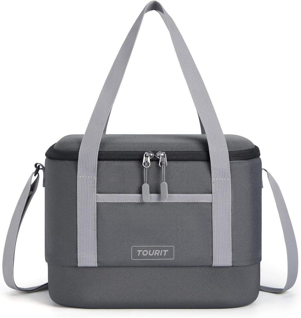TOURIT 12L Carry Out Soft Cooler Insulated Travel Bag Lunch Cooler for Outdoor, Camping, Picnic, Travel (Dark Grey) TOURIT 12L Carry Out Soft Cooler Insulated Travel Bag Lunch Cooler for Outdoor, Camping, Picnic, Travel (Dark Grey)