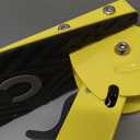 Campior Kick Scooter for Ages 6+, for Kids, Teens, and Adults, Max Load 240 LBS, Foldable, 8-inch Big Wheels for Kids and Adults, with Kickstand, 3 Adjustable Levels, Child Safety Approved, Yellow
