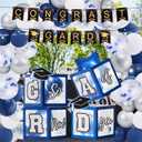 146 PCS Graduation Decorations 2025, Graduation Party Decor Class of 2025 Set of Balloons Boxes with Letters 2025 GRAD So Proud of You, Congrats Grad Party Decorations for Any Grades