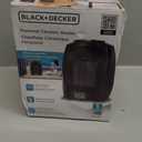 BLACK+DECKER Portable Space Heater, Room Space Heater with Carry Handle for Easy Transport