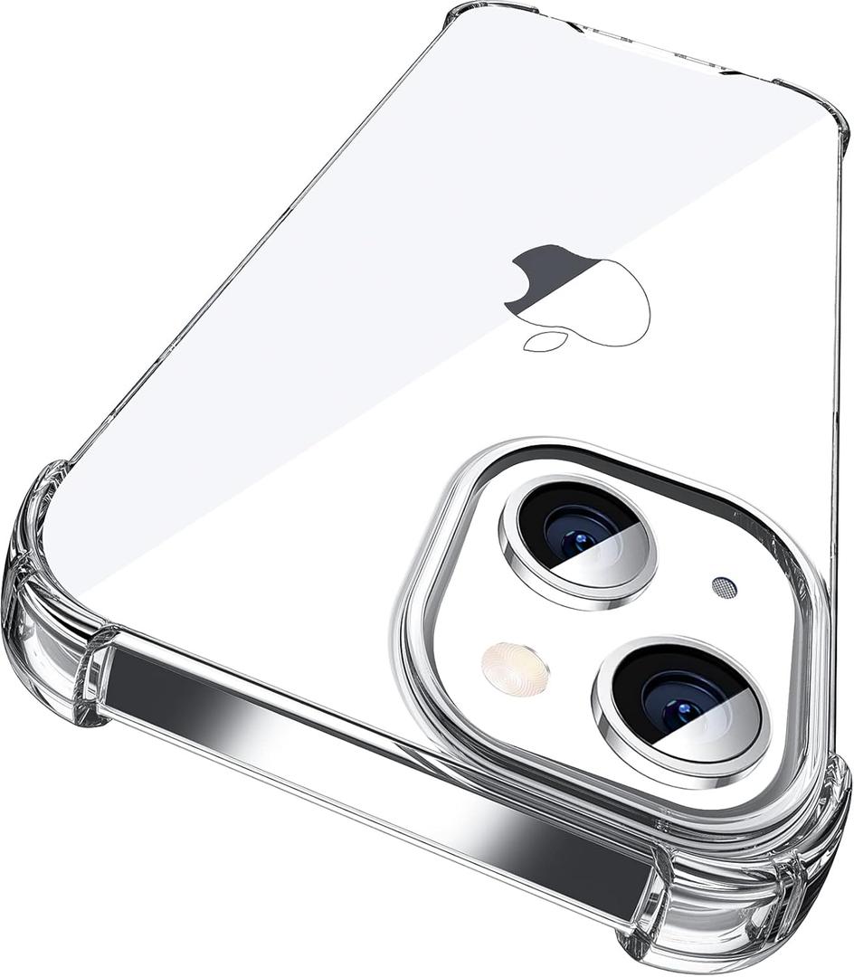 ORIbox Case for iPhone 13 mini, with 4 Corners Shockproof Protection,Clear,iphone 13 mini Case