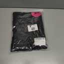 SHENHE Women's Short-Sleeve T Shirts Letter Print Oversized Top Graphic Tees Loose Casual Summer Tops (Large, Black & Pink)