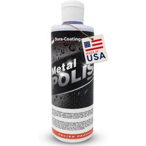 DURA-COATING TECHNOLOGY, Blue Premium Metal Polish - Perfect Brightener and Scratch Remover for Aluminum Wheels, Diamond Plate, Stainless Steel, Copper, Brass, & Nickel - (16 Ounce Bottle) (16 fl. oz.)