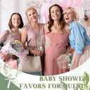 Roowest 50 Pcs Wedding Hand Fans for Guest Plastic Transparent Leaf Handheld Wedding Fans Bulk with Ribbon Thank You for Celebrating with Us Greenery Hand Fan with Handle for Baby Shower Bridal Shower