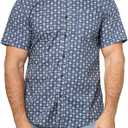 Eddie Bauer Mens Eddie Bauer Printed Baja Shirt,  4XL