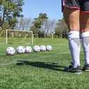 GoSports Premier Soccer Balls - Single or 6 Pack - Sizes 3, 4, 5, with Ball Pump