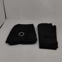 NICETOWN Pitch Black Solid Thermal Insulated Grommet Blackout Curtains/Drapes for Bedroom Window (2 Panels, 42 inches Wide by 63 inches Long, Black)