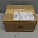 Celel 100 Pack 2 Compartment Paper Bowls for Nacho, Cheese, Chip and Salsa, Microwavable Two Compartment Chip and Dip Paper Food Boats for Carnival Party Catering