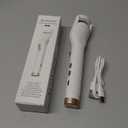 Heated Eyelash Curler Premium PRO - Fast Heat up in 8s - 24 Hours Long Lasting - Rechargeable Electric Eyelash Curler with Type-C, Innovative L Silicone, 2 Heat Modes, White-FA