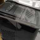 Frigidaire Countertop Portable, 26 lb per Day Bullet Ice Maker Machine (Black Stainless Steel)