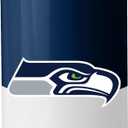 Logo Brands 628-S12C-11: Seattle Seahawks Colorblock 12oz Slim Can Coolie