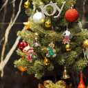 5 x Quacc 8 PCS Fun Christmas Gingerbread Man Ornaments for Xmas Tree Decoration, Soft Pliable Gingerbread People with String, Hanging Xmas Gingerbread Decorations for Holiday Party Gift