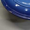 Mueller 6 Qt Enameled Cast Iron Dutch Oven, Heavy-Duty Casserole Dish and Braiser Pan with Lid and Stainless Knob, Safe for All Cooktops (Aqua Blue)