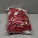 Mrs. Claus Costume for Women 4PCS Christmas Outfits Adult Santa Dress with Cape Belt Gloves for Xmas Party Holiday (Medium)