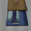 COOK WITH COLOR Non-Slip Cutting Board Set  Kitchen Essentials with Easy Grip Handle for Meat, Veggies, and Fruits, 4 Cutting Boards, Blue-New