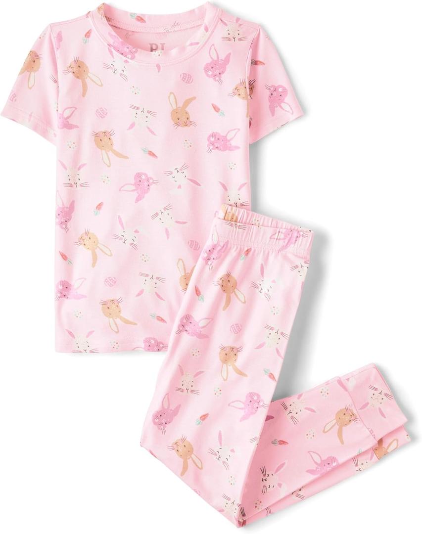 The Children's Place Sibling Matching Easter Pajamas (Pink)