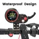 TF-100 5 Pin Electric Scooter LCD Display and Thumb Throttle for Kugoo M4 Electric Bike Scooters, 36V48V52V60V Ebike Thumb Throttle Controller with Waterproof Speedometer Panel