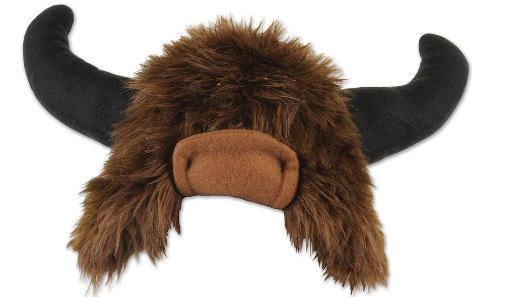 Plush Buffalo Hat