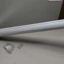 ShadesU Cordless Zebra Blinds Roller Shades, Grey, 62" W x 72" H