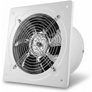 8 inch Exhaust Fan, 686CFM Wall Mounted Vent Fans, Ventilation Blower for Ceiling Bathroom Attic Window Basement Ventilation Fan, 110V 80W