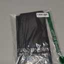 Chyhomenyc Black Valances for Window, Room Darkening Short Curtains for Kitchen Bedroom Living Room, Rod Pocket Top Small Window Treatment Valance RV Bunk Panels, 40" Wx14 L, 2 Pieces