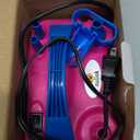 Nulink Electric Balloon Pump, Portable Electric Balloon Blower Machine Balloon Air Pump Dual Nozzle 110V 600W Balloon Inflator for Party Decorations (Rose red)