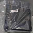 UUJOLY Plastic Small Can Wastebasket, Garbage Container Basket for Bathrooms, Laundry Room, Kitchens, Offices, Kids Rooms, Dorms, 3.5 Gallon, Black