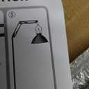 Queekay Reptile Heat LAMP Stand, Black Metal, Adjustable Height and Width, 5 Hanging Hooks, for Terrarium, Aquarium, Incubator, Cages, Suitable for Reptiles, Amphibians, Small Animals