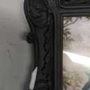 Antique Picture Frames 5x7 Vintage Victorian Ornate Picture Frames with Front Glass Wall Mount and Tabletop Gothic Home Decor Retro Gallery Wall Art,1 Pack,Black