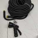 Garden Hose 100FT, Non-Expanding, Lightweight Hose With 8 Function Nozzle, Leak-Proof, No-Knot, Easy to Carry, Wear-Resistant, Sturdy, Flexible, 3/4GHT, Water Hose for Yard, Garden, Outdoor
