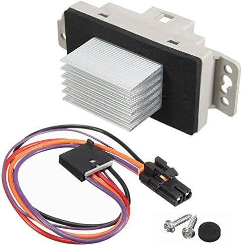 15-81773 HVAC Fan Blower Motor Resistor Kit with Harness Compatible with Chevy Silverado Tahoe Suburban Avalanche Trailblazer GMC Sierra Envoy Yukon XL Replaces 89018778, 89019351, 19260762, RU-631 Only one details