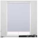 Cordless Roller Shades 100% Blackout Blinds for Windows and Doors, Pull Down Room Darkening Window Shades, Easy to Install for Home and Office, White, Fixed 72 Inches High, 72 Inches Width
